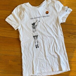 Caitlin Clark - “This was never a long shot” graphic tee - size XS